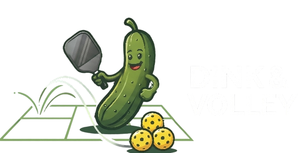 Pickleball player ready to serve